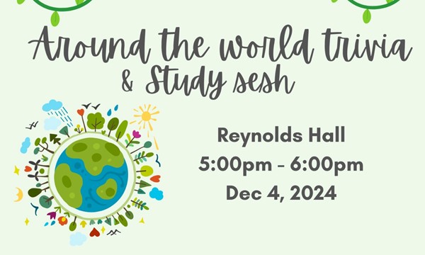 Around the world trivia & Study Sesh Reynolds