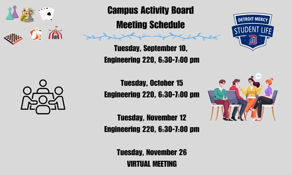 Campus Activity Board Meetings - Tue, Oct. 15