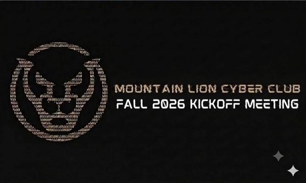 Mountain Lion Cyber Club Kickoff! at UCCS Cybersecurity Building - free event in Colorado Springs on September 10, 2026