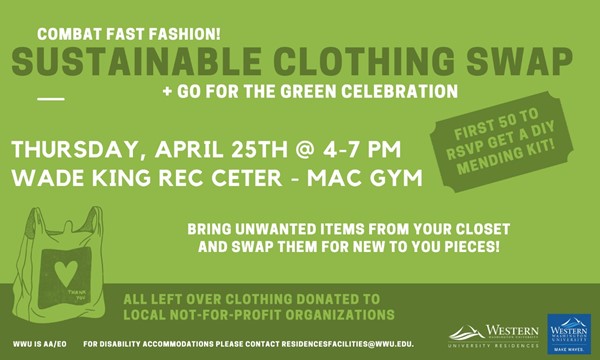 Sustainable Clothing Swap + Go For The Green Celebration