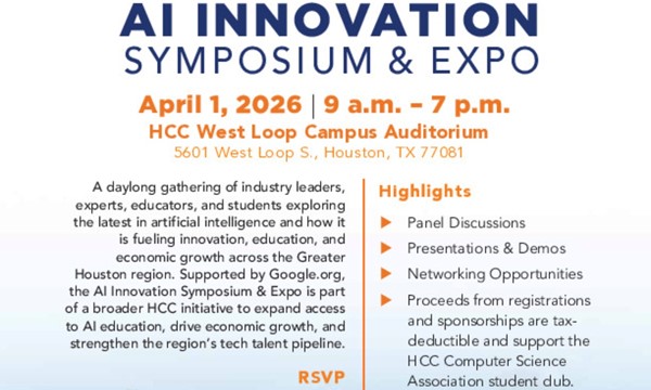 Promotional graphic for AI INNOVATION  SYMPOSIUM & EXPO