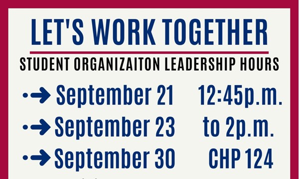 Student Organization Leadership Hours
