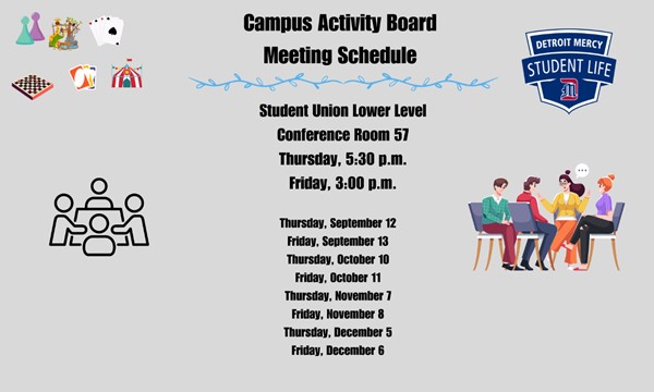 Campus Activity Board Meetings - Fri, Sep. 13