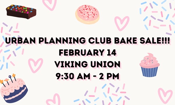 Urban Planning Club Bake Sale 