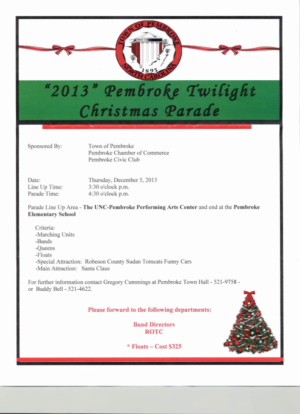 Pembroke Nc Christmas Parade 2022 Pembroke Twilight Christmas Parade - Braveconnect