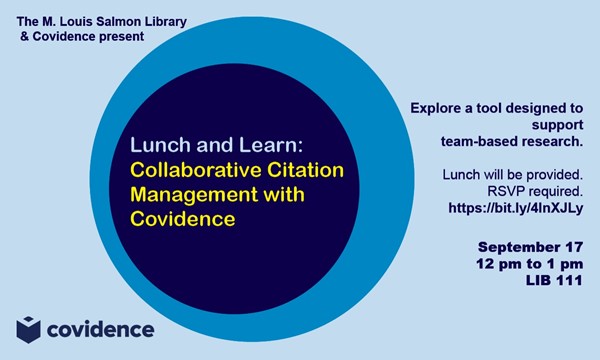 learn About Lunch and Learn: Collaborative Citation Management with Covidence