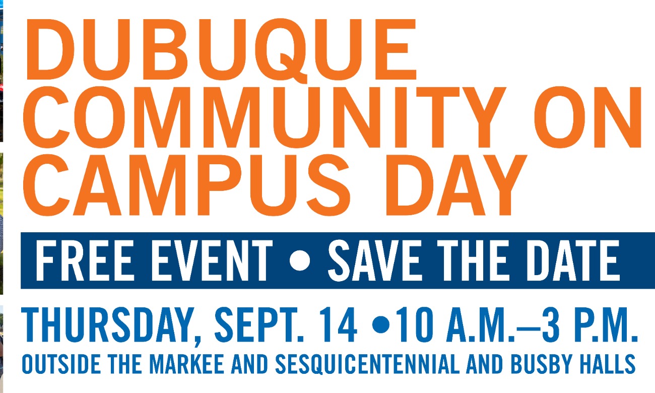 Dubuque Community on Campus Day starting at Sep. 14, 2023 at 10:00 am