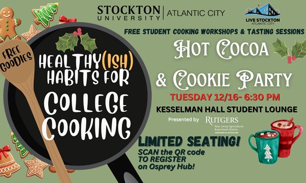 HOT COCOA & COOKIE PARTY - Healthy(ish) Habits for College Cooking