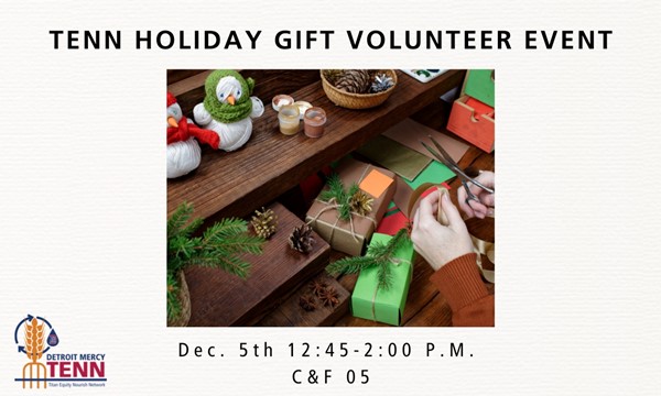 Holiday Gift Volunteer Shift - Thu, Dec. 05