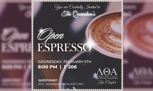 Lambda Theta Alpha Open Espresso