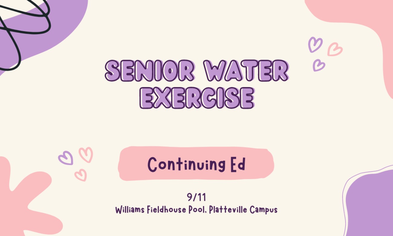 Senior Water Exercise starting at Sep. 11, 2023 at 9:00 am