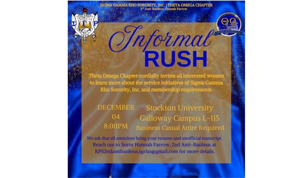 Sigma Gamma Rho Sorority, Inc. Theta Omega Chapter Informal Rush