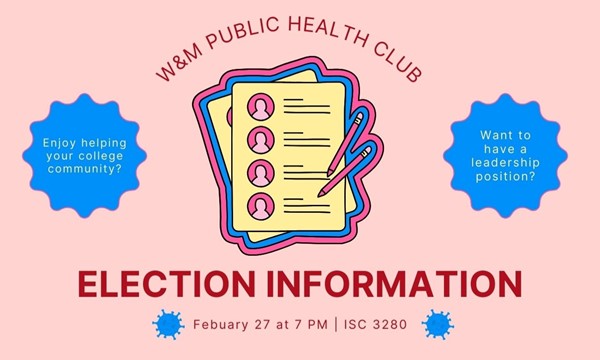 Public Health Club Election Information Night!