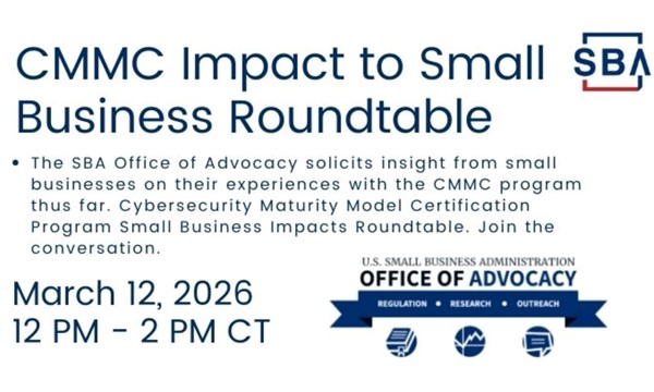 learn About CMMC Impact to Small Business Roundtable 