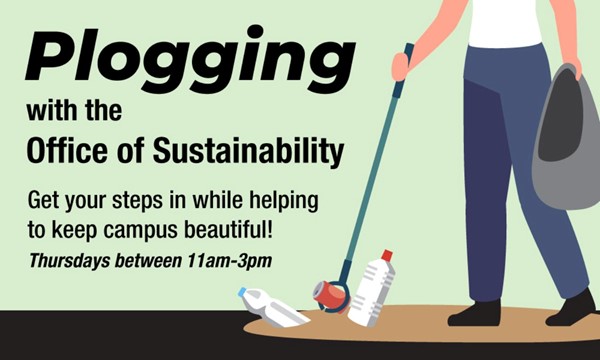Plogging with the UCCS Office of Sustainability