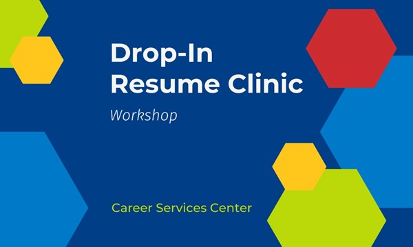 Drop-In Resume Clinic