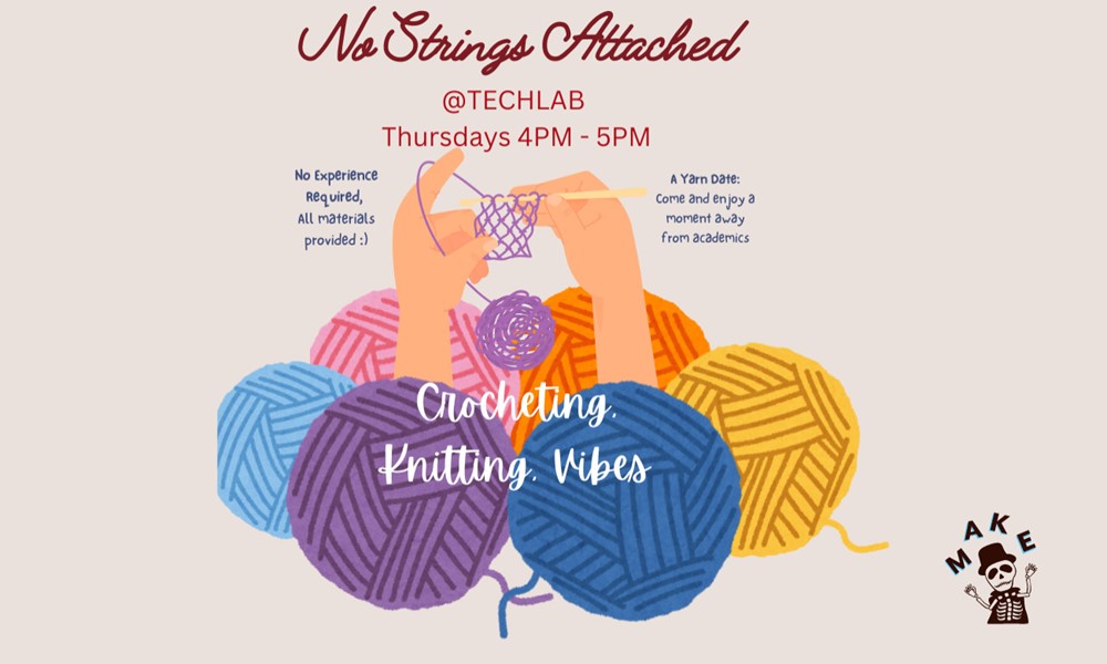 No Strings Attached Knitting and Crocheting Club - The Hub @ Emory