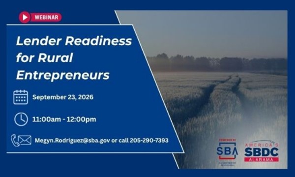 learn About Lender Readiness for Rural Entrepreneurs (Webinar)