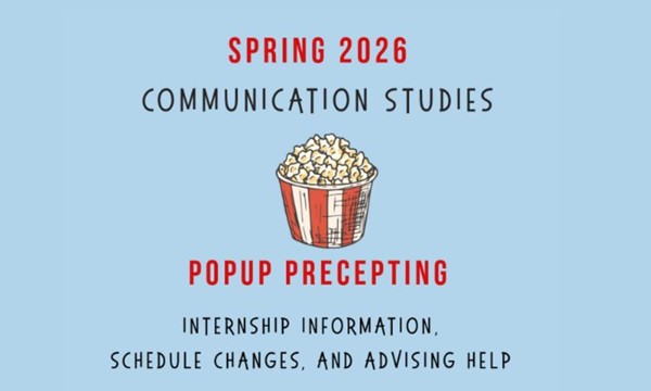Communication Studies Pop Up Precepting