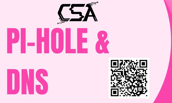 Promotional graphic for Pi-Hole & DNS Workshop