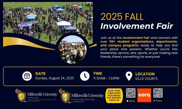 Millersville University Fall 2027 Schedule