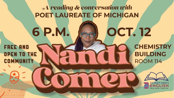 Poet Laureate Nandi Comer--Reading and Conversation - Thu, Oct. 12