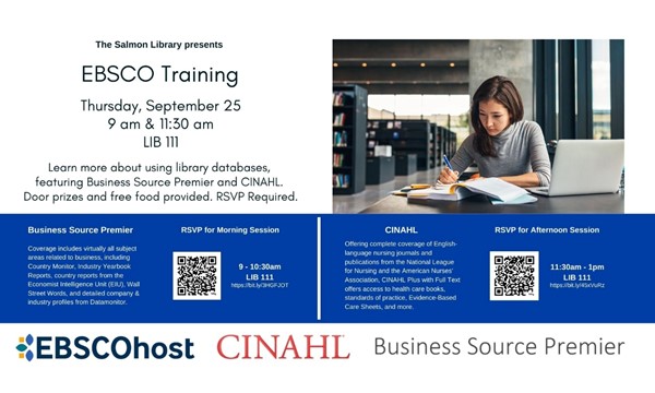learn About EBSCO Training: CINAHL
