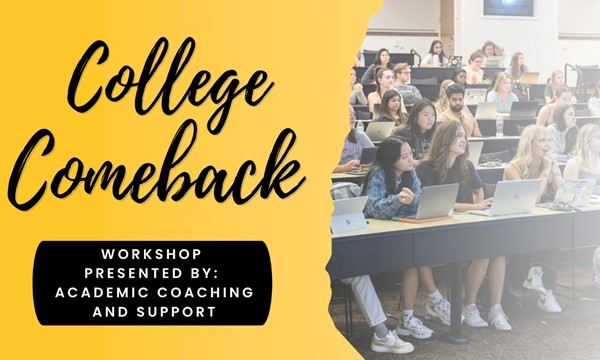 College Comeback Workshop