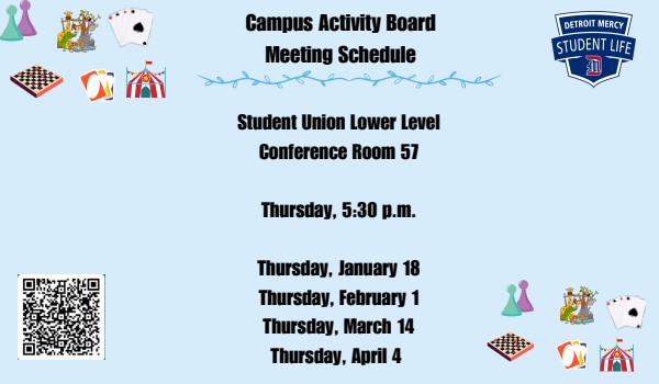 Campus Activity Board Meetings  - Thu, Apr. 04