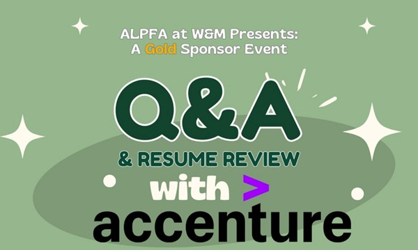 ALPFA x Accenture - Q&A and Resume Review (Cancelled)