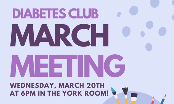 Diabetes Club March Meeting