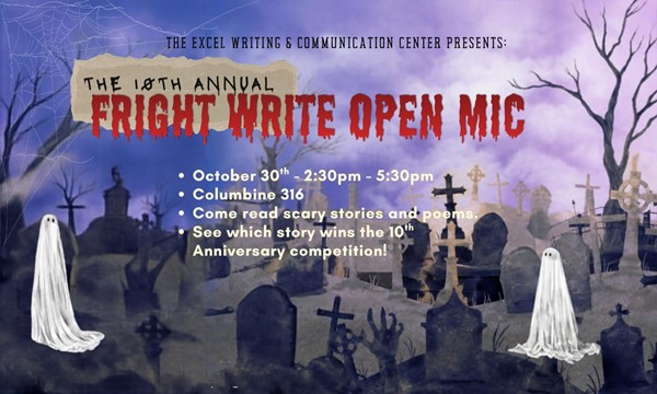 10th Anniversary Fright Write: Open Mic