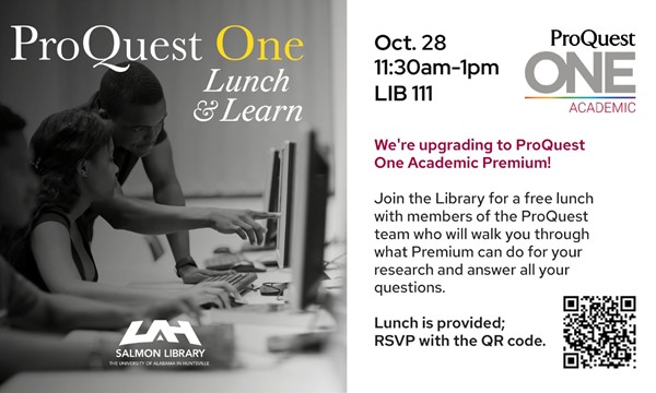 learn About ProQuest One Lunch & Learn