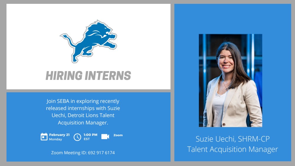 Detroit Lions Internships