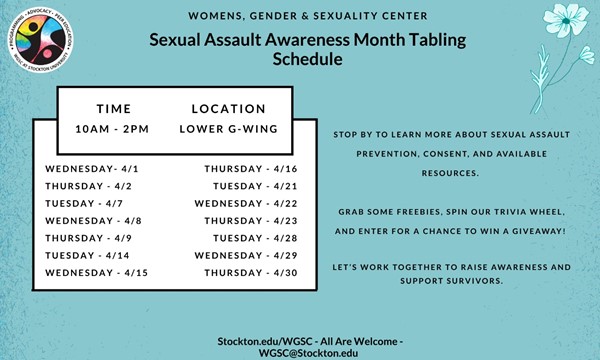 Sexual Assault Awareness Month - Tabling