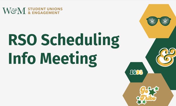 RSO Scheduling Info Session (Cancelled)