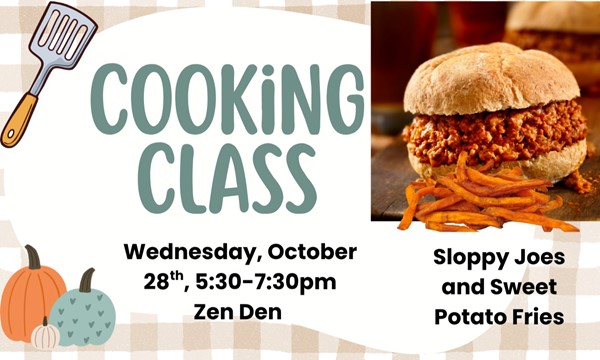 Cooking Class: Sloppy Joes and Sweet Potato Fries