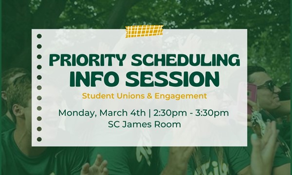 RSO Priority Scheduling Information Session 