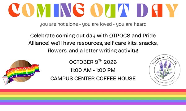 Coming Out Day!