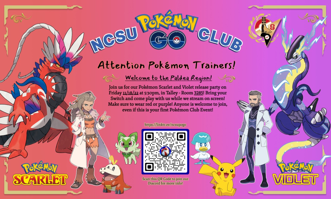 Pokémon Go Club Pokémon Scarlet and Violet Launch Party - Get