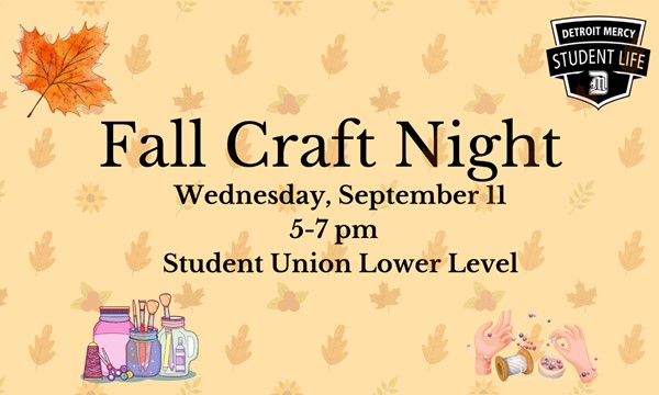 Fall Craft Night - Wed, Sep. 11