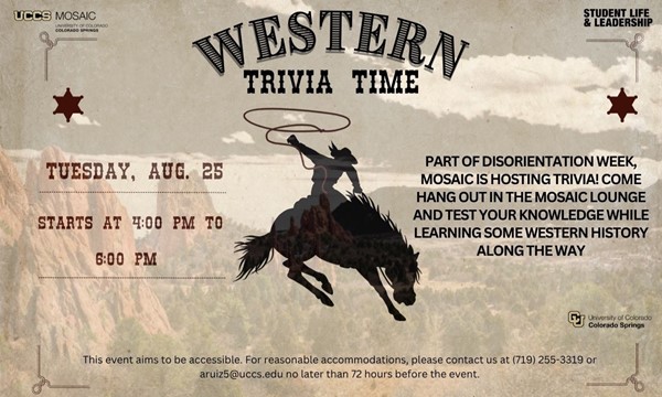 DisOrientation Week 2026: Western Trivia Time!!