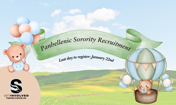 Panhellenic Sorority Recruitment Registration Deadline