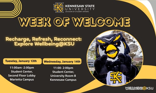 WOW: Recharge, Refresh, Reconnect: Explore Wellbeing@KSU