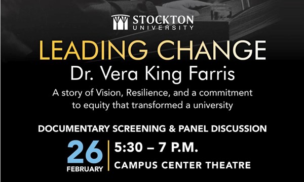 Leading Change: Dr. Vera King Farris Documentary Screening and Panel Discussion