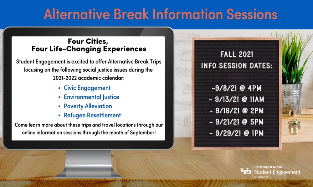 University At Buffalo Academic Calendar 2022 Alternative Break Info Session #1 - Ublinked – University At Buffalo