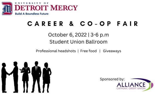 Detroit Mercy Fall 2022 Career & Co-op Fair - Thu, Oct. 06