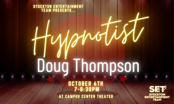 University Weekend - Hypnotist Doug Thompson (FREE)