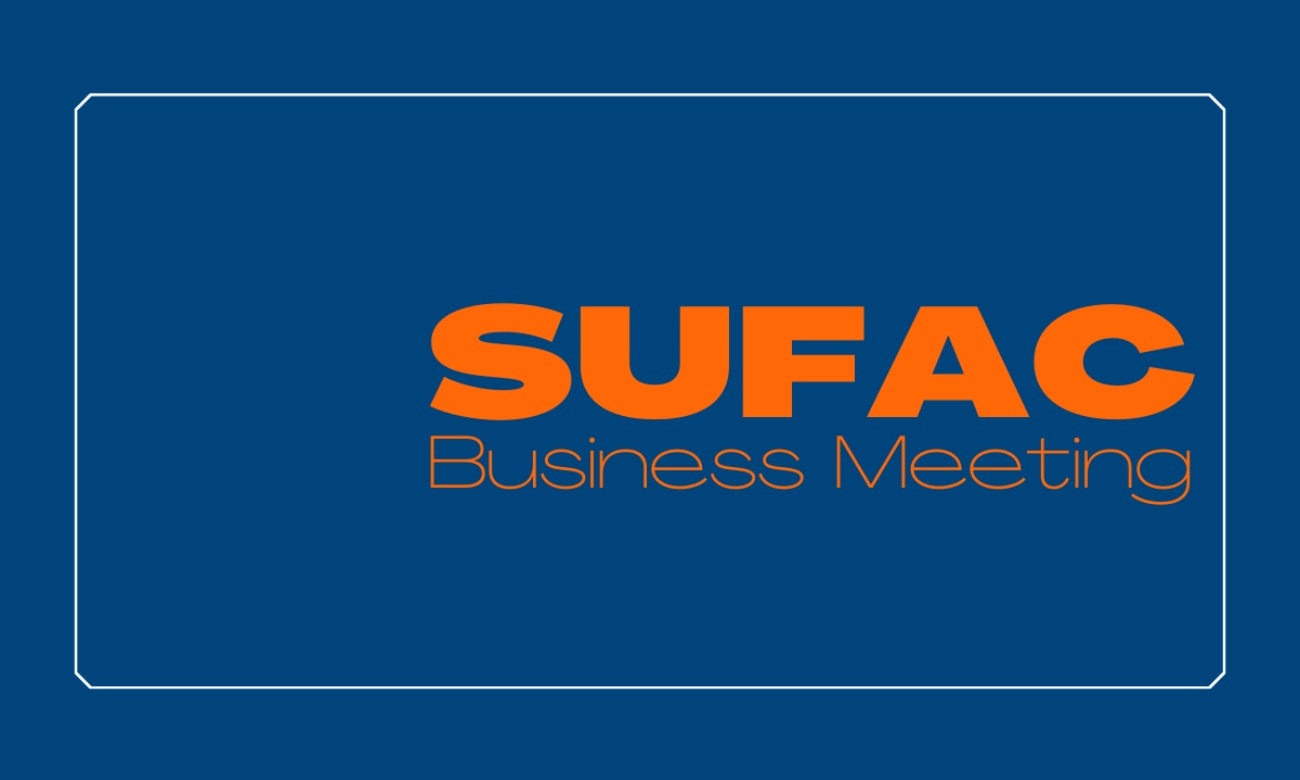 SUFAC Business Meeting starting at Oct. 3, 2022 at 2:30 pm