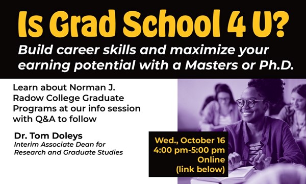 Is Grad School 4 U? Virtual Info & QA